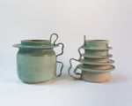 Flower vases turchese